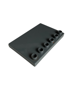 Lego Duplo deska 4x6 tm. šedá
