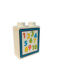 Lego® Duplo® kostka s čísly