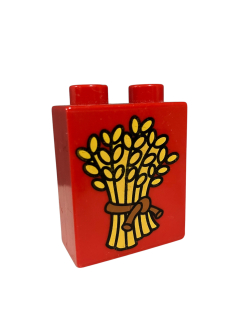Lego® Duplo® kostka s potiskem obilí
