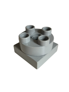 Lego® Duplo® otočná kostka 2x2 šedá
