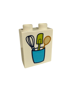 Lego® Duplo® kostka 1x2x2 kuchyňské potřeby