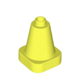 Lego Duplo kužel signální žlutá