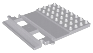 Lego® Duplo® zastávka rovinka sv. šedá