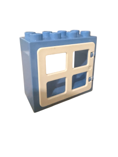 Lego Duplo okno sv. modré