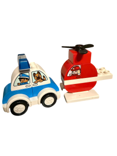Lego® Duplo® 10957 Hasičský vrtulník a policejní auto