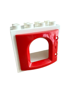 Lego® Duplo® okno bíločervené
