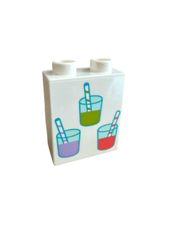 Lego® Duplo® kostka s potiskem limonád