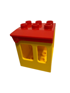 Lego® Duplo® kabina k vlaku žlutočervená