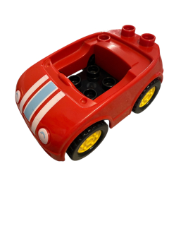 Lego® Duplo® auto červené s potiskem