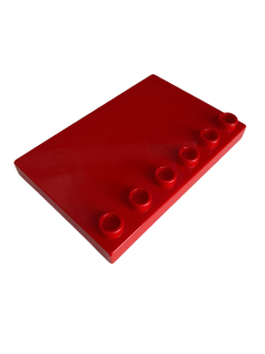 Lego Duplo deska 4x6 červená