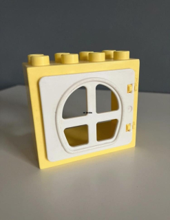 Lego Duplo okno žlutobílé